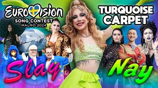 Eurovision 2024 Turquoise Carpet ★ Slay or Nay! (Fashion Review)