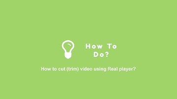 How to cut (trim) video using real player?