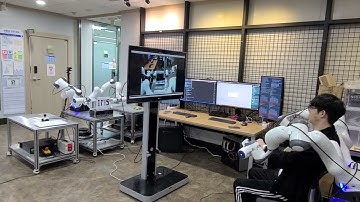 KAIST IRiS lab bimanual bilateral teleoperation demo