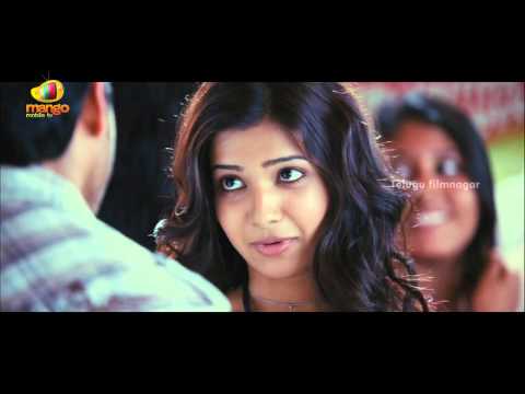Naga Chaitanya meets Samantha at the cafeteria - Ye Maya Chesave Scenes - AR Rahman