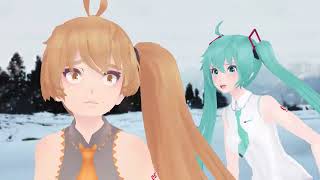 Neru x Miku - Romance no Kamisama / ロマンスの神様 フェイスダンスセット 配布【MMD】