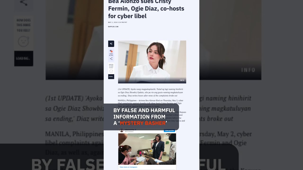 Arrest Warrant Issued Against Cristy Fermin Over Bea Alonzo Cyber Libel Case