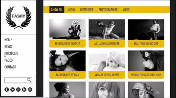 Fashy - HTML Fashion Website Template | Free Theme