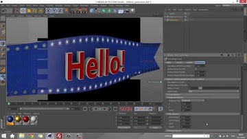 Ribbon Generator Xpresso Setup for Cinema 4D