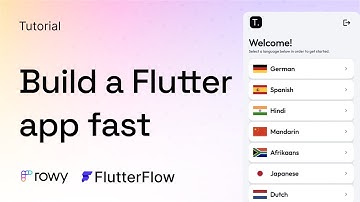 Building a Flutter app incredibly fast with FlutterFlow & Rowy - Preview