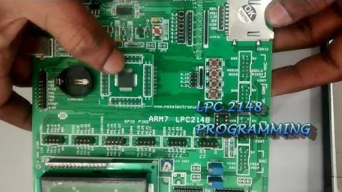 LPC2148 ARM Processor - Uploading Hex file