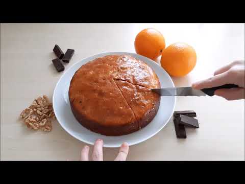 Video: Pastel De Nueces De Chocolate Con Naranjas