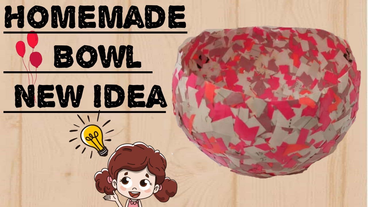 easy balloon craft / Balloon hack Confetti balloon bowl craft by