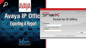 Exporting A Report in Avaya IP Office Customer Call Reporter [Infiniti Telecommunications]
