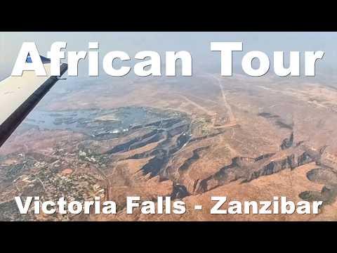 YouTube thumbnail: 6/8 — Victoria Falls to Zanzibar
