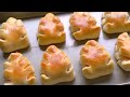 How To Make Soft Springy Ham Cheese Leaf Bread 火腿起司叶子面包 Clarakitchen21
