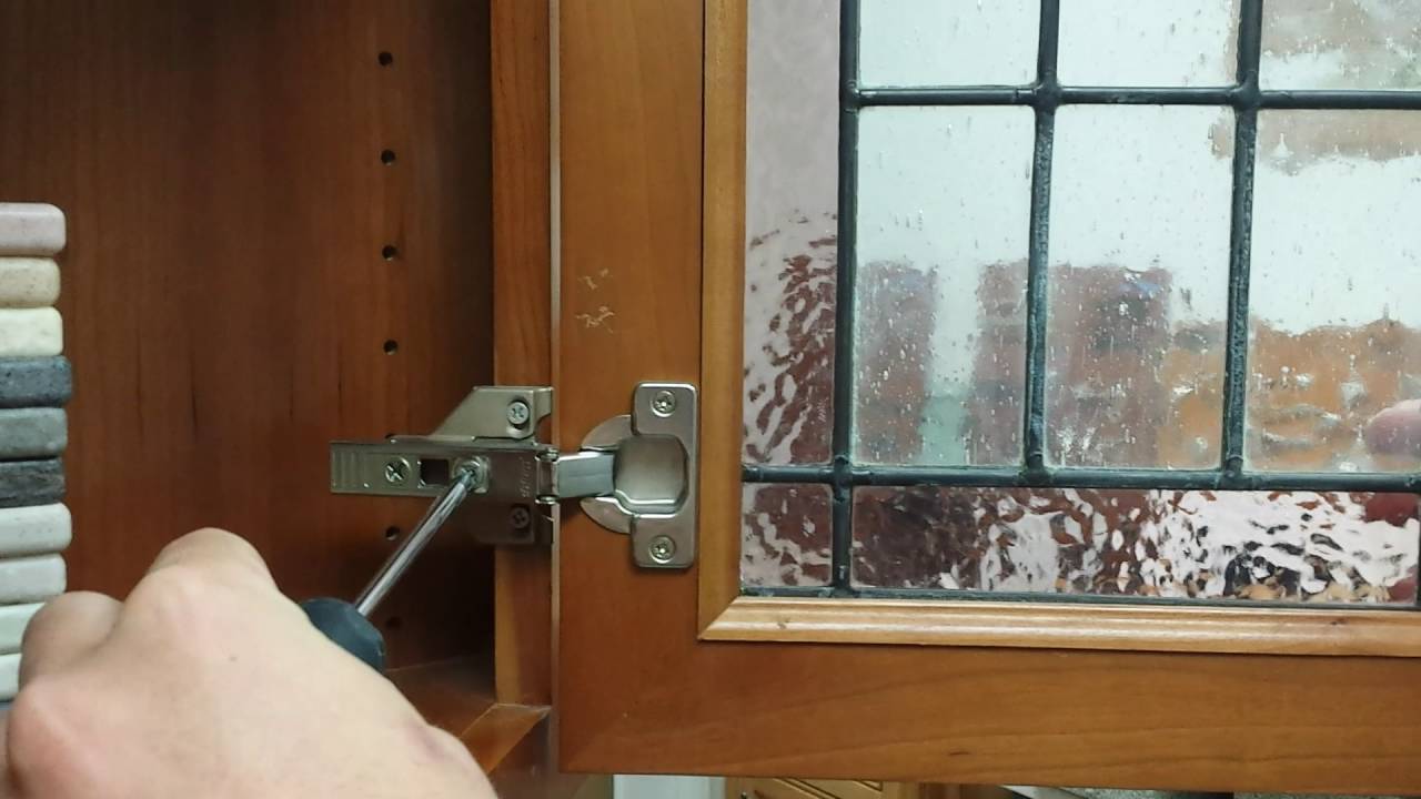 Blum hinge adjustment - YouTube