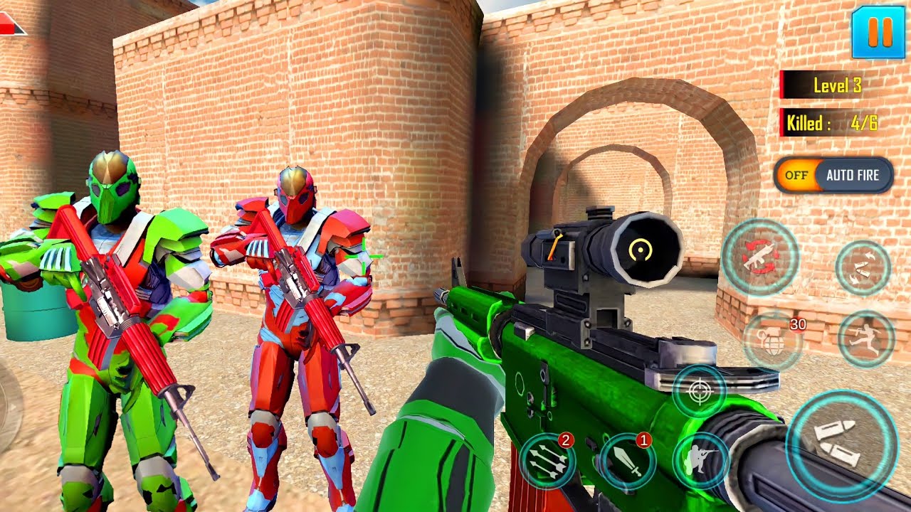 Fps Robot Shooting Games Counter Terrorist Game Android GamePlay