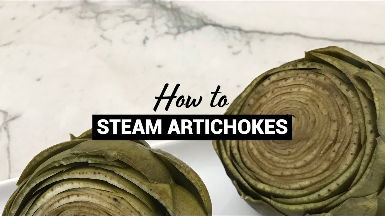 How To Steam Artichokes: IT'S SO EASY! - YouTube