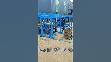 QT4 18 automatic hydraulic cement concrete hollow block making machine for interlock blocks #block