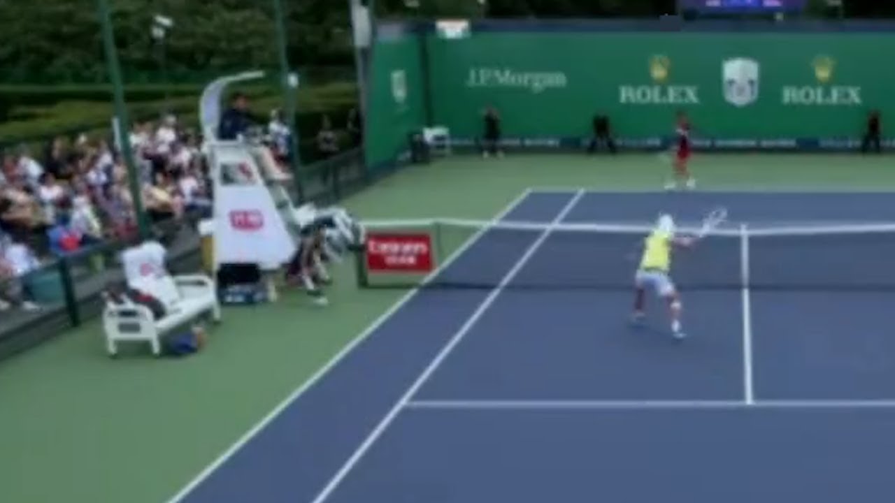 SHOCKING Aussie player disqualified after smashing ball into umpire’s face