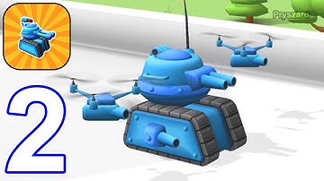 Tank Hero 3D - Gameplay Walkthrough Part 2 War Tank Shooter Numbers Math Game (iOS, Android)