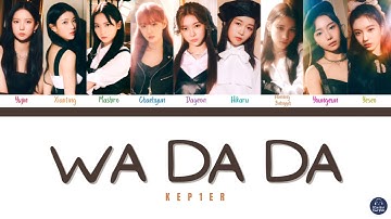 Kep1er (케플러) - WA DA DA Lyrics (Color Coded Lyrics Han/Rom/Eng)