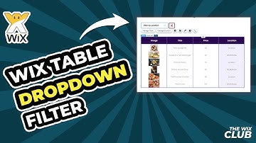Velo Code Tutorial: Filter WIX Table with Dropdown | STEP-BY-STEP | Wix Ideas