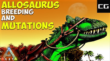 Allosaurus breeding and mutations and snail farm building