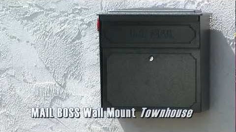 Wall Mount Mail Boss Townhouse and Metro by Epoch Design