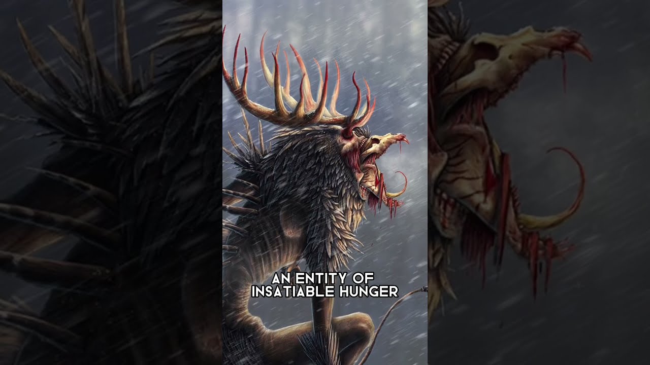 What Is A WENDIGO Myth Wendigo Firstnations Scary Monster Shorts