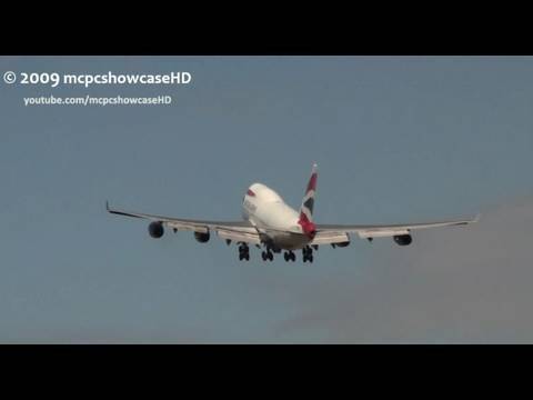 ABOUT THIS VIDEO Aborted Landings and Go Arounds! See what happens when airline pilots put your safety first. Enjoy this thrilling collection of clips. Details for the reasons behind the aborts are shown below: 1) Air Canada Boeing 777-300ER Pilot aborts because a Continental Boeing 777-224ER wearing registration N74007 hadn't cleared the runway in time. The GE90-115B engines make a tremendous roar as they are spooled up. 2) QANTAS Airbus A380-800 Pilot aborts owing to a Cockpit Steering System Fault Message. A full length video showing the incident from start to finish is available by clicking the link below: www.youtube.com (opens new window) 3) British Airways Boeing 747-400 (1st) Pilot aborts to avoid a dead fox becoming foreign object debris FOD in one or more of the four Rolls Royce RR RB211-524H engines. 4) British Airways Boeing 747-400 (2nd) The pilot of this plane also aborts because of the dead fox on runway 27L. This was the third plane to do so in succession. 5) PIA Boeing 777-300ER Pilot aborts because he comes in to quickly behind a BMI Airbus A319 which landed just a few moments beforehand. The BMI Airbus had no chance of clearing the runway in time before the PIA Boeing loomed in. The fact is that every aborted landing and go around is made because of the potential disaster that could occur if the landing went ahead normally. There are a wide range of reasons why an aborted landing and go around is made but they are all done in the interest of safety <b>...</b>