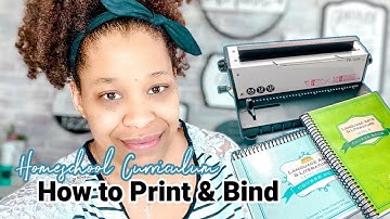 How to Print and Bind Homeschool Curriculum | Print The Good and The Beautiful PDF Curriculum