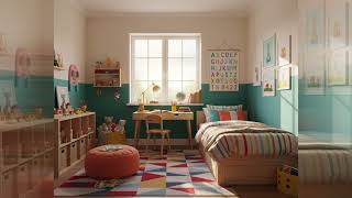 Cozy Modern kids bedroom designs | Warm Tones & Smart Design