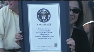 UMass hosts world record clambake