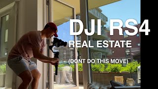 DJI RS4 GIMBAL - Best Tips To Shooting Real Estate