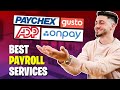 Best payroll service in 2024 paychex vs gusto vs adp vs onpay