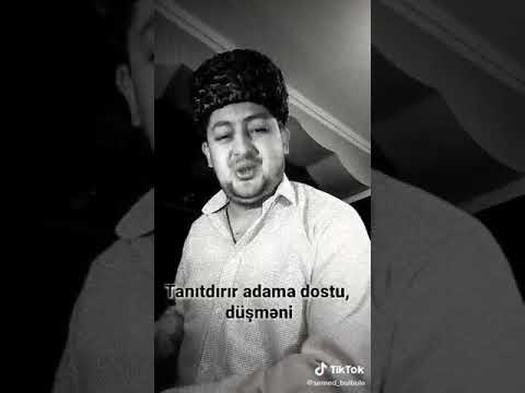 Semed Bulbule heyat ozu mektebdir oyredir meni. Meyxana