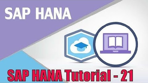 Load data from SAP BW system into SAP HANA