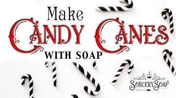 How To Make Candy Canes With Soap