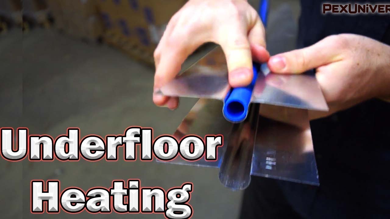 Radiant Heat Transfer Plates for PEX tubing by Everhot YouTube