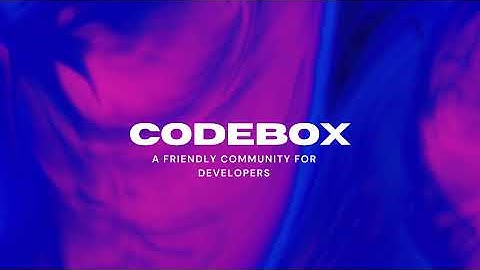 Welcome to the CodeBox Community!!