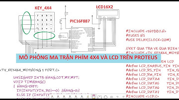 #vixuly Ma trận phím 4x4 và LC16x2, nhập và sắp xếp dữ liệu