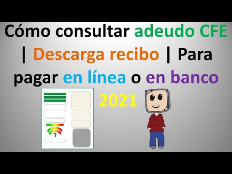 Cómo consultar adeudo CFE | Descarga recibo | Para pagar en línea o en banco | 2021|