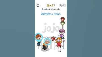 Brain out level 27 point out all people walkthrough #shorts #brainout #viral #youtubeshorts