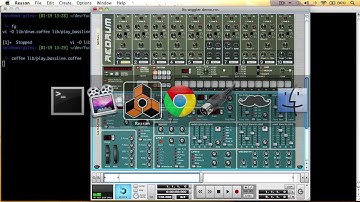 CoffeeScript Driving Drums And A Bassline