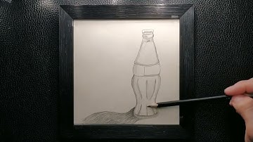 How to Draw a Coca-Cola Bottle EASY: Step by Step