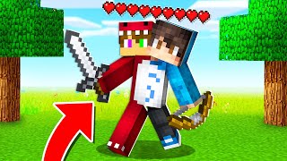 ¡Minecraft PERO COMPARTIMOS el INVENTARIO y CORAZONES! 😲💔💪🏻 SPARTA356 MINECRAFT PERO