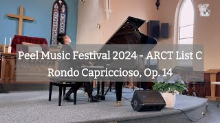 Rondo Capriccioso, Op. 14 - Felix Mendelssohn - PMF ARCT List C