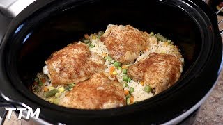 Slow Cooker Bone-in Chicken Thighs