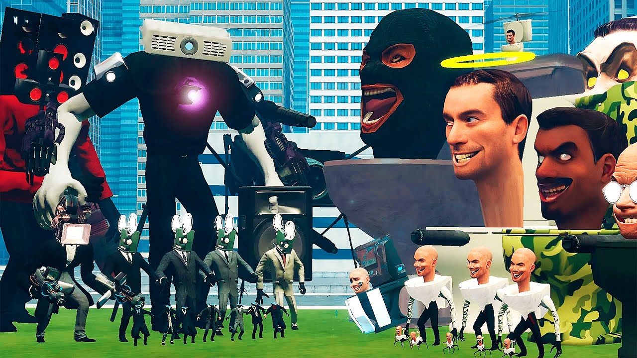 NEW MECHA PROJECTOR MAN AND CAMERA MAN BOSSES VS SKIBIDI TOILET BOSSES