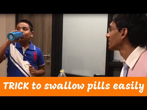 Trick to make swallowing pills easier for kids with Ryan Fernando