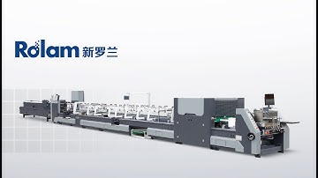 800GS Crash Lock Bottom Folder Gluer with Printing Inspection