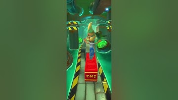 Crash Bandicoot: On the Run! Sewer Or Later Challenge Runs Gem Run Break All The Crates! ♦️🏃