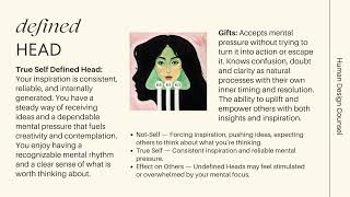 Defined Head Center